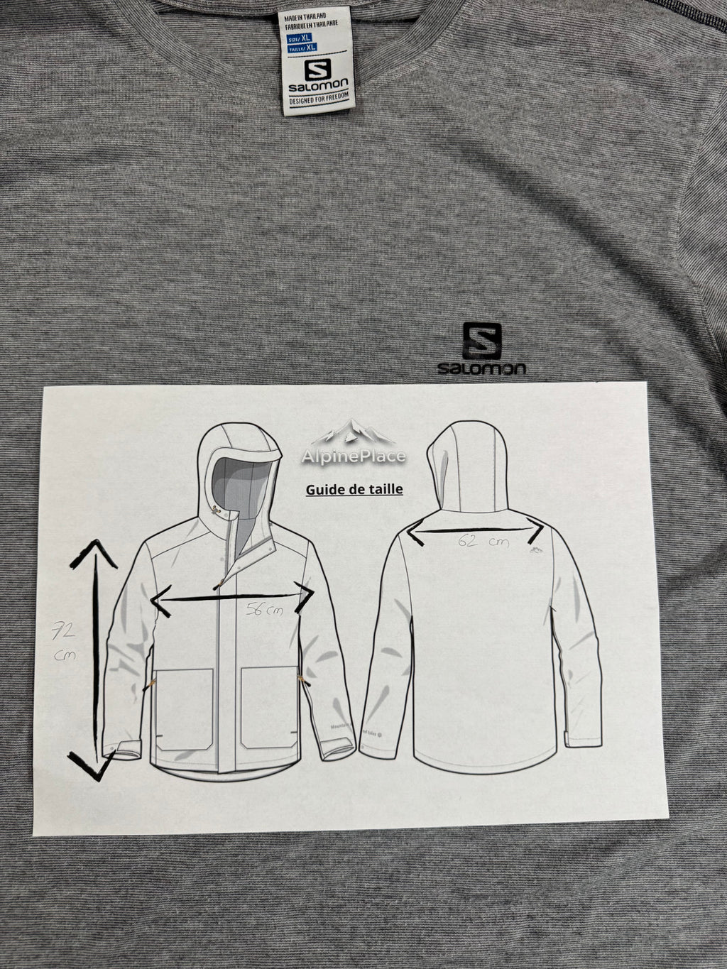 Tee-shirt Salomon - Trail / Running / Randonnée - Taille XL