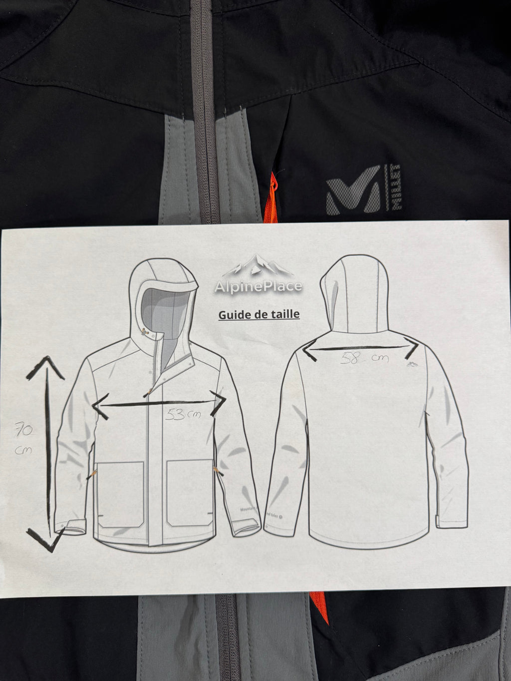 Veste coupe vent Millet  - Alpinisme / Randonnée / Trail - Taille M
