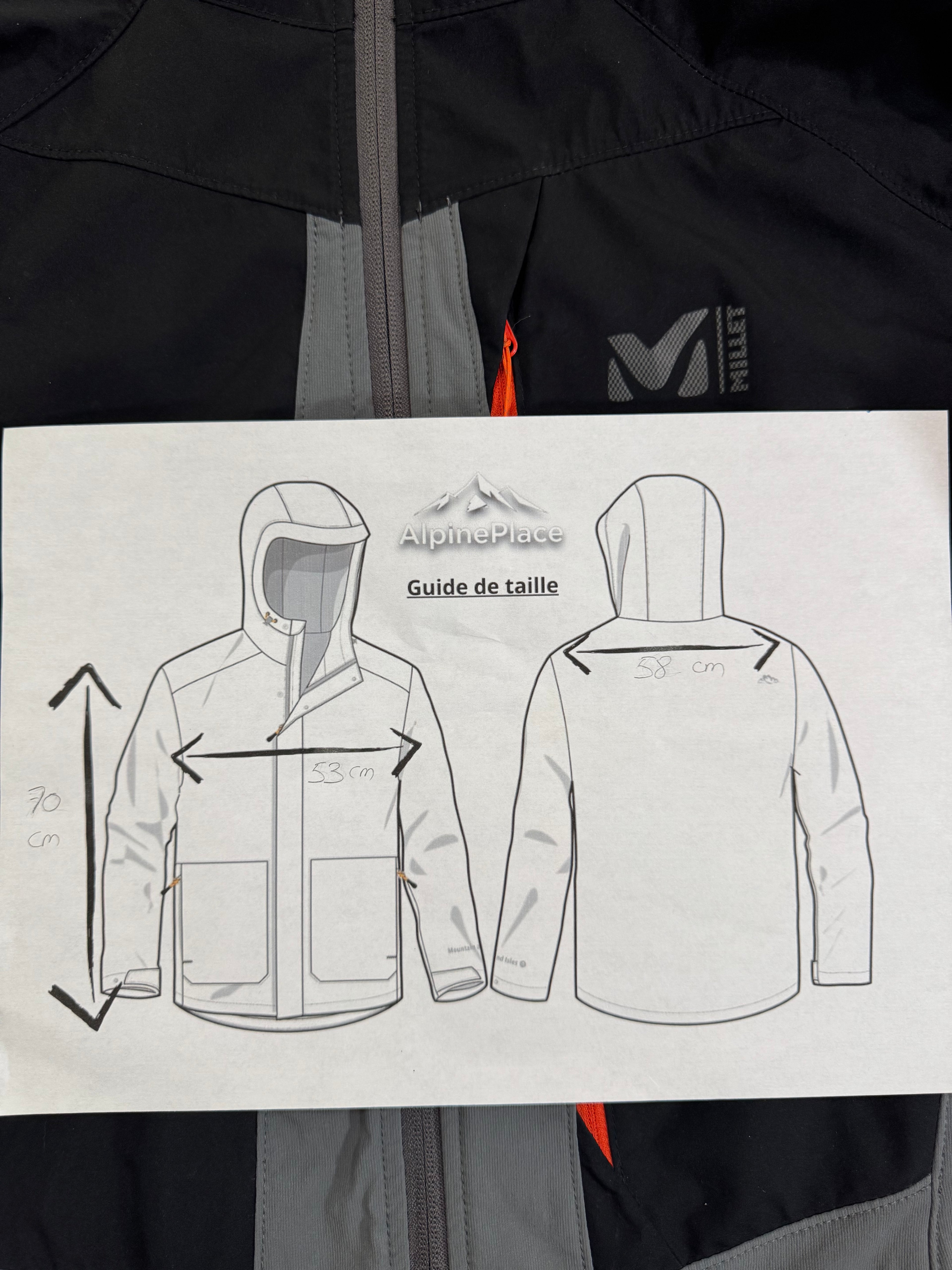 Veste coupe vent Millet  - Alpinisme / Randonnée / Trail - Taille M