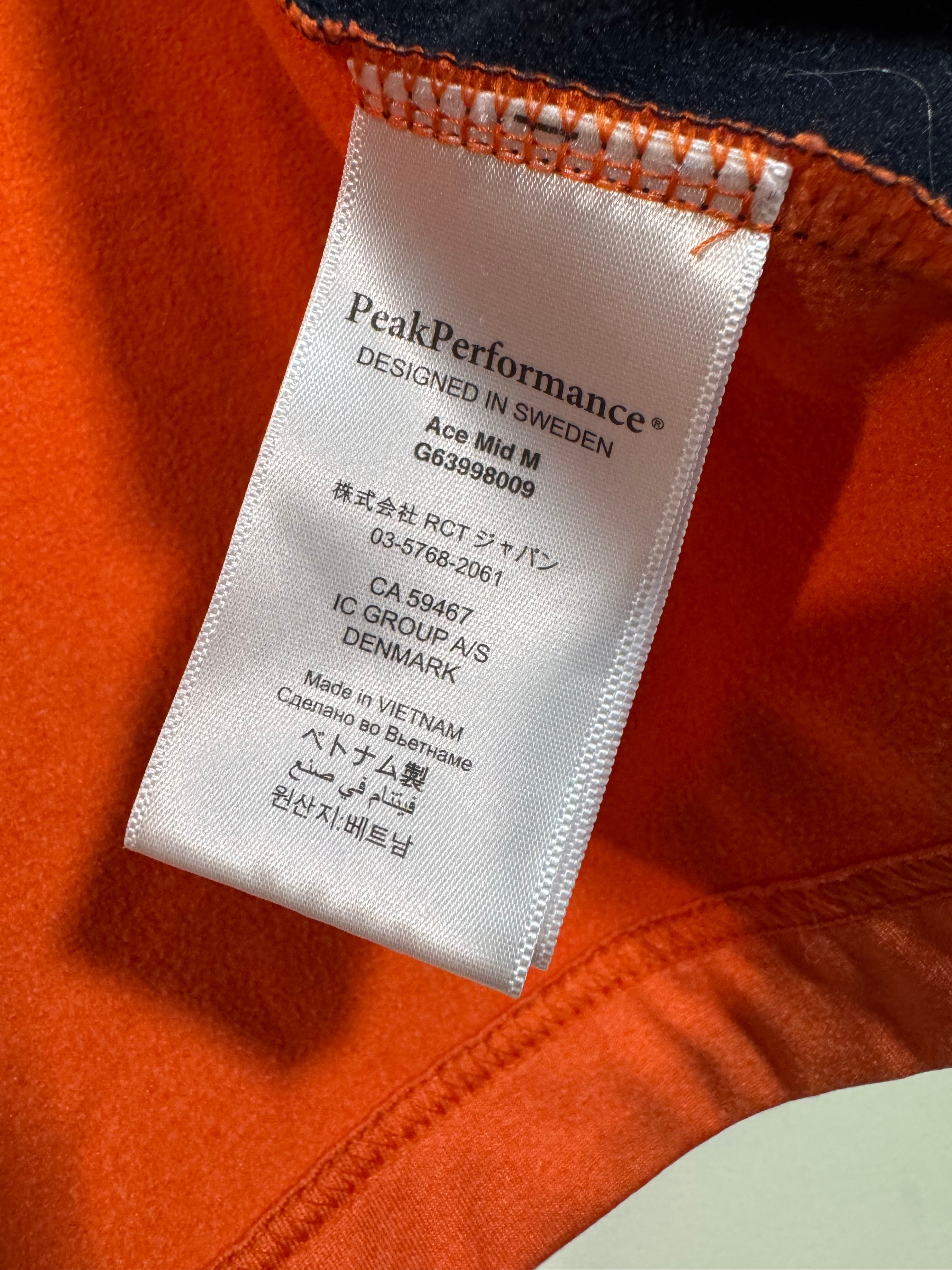Midlayer couche thermique Peak Performance Ace Mid  – Outdoor / Ski – Taille XL