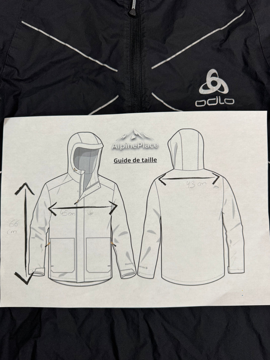 Coupe vent Odlo - Randonnée / Trail / Running - Taille S