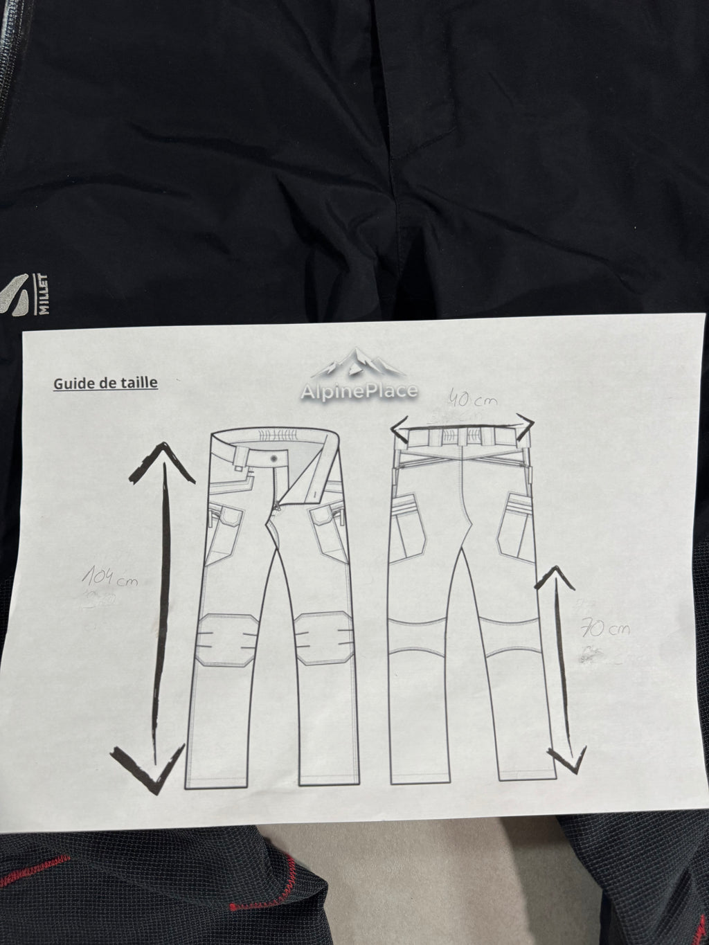 Pantalon Millet HIKER GTX - Alpinisme / Ski - Taille M