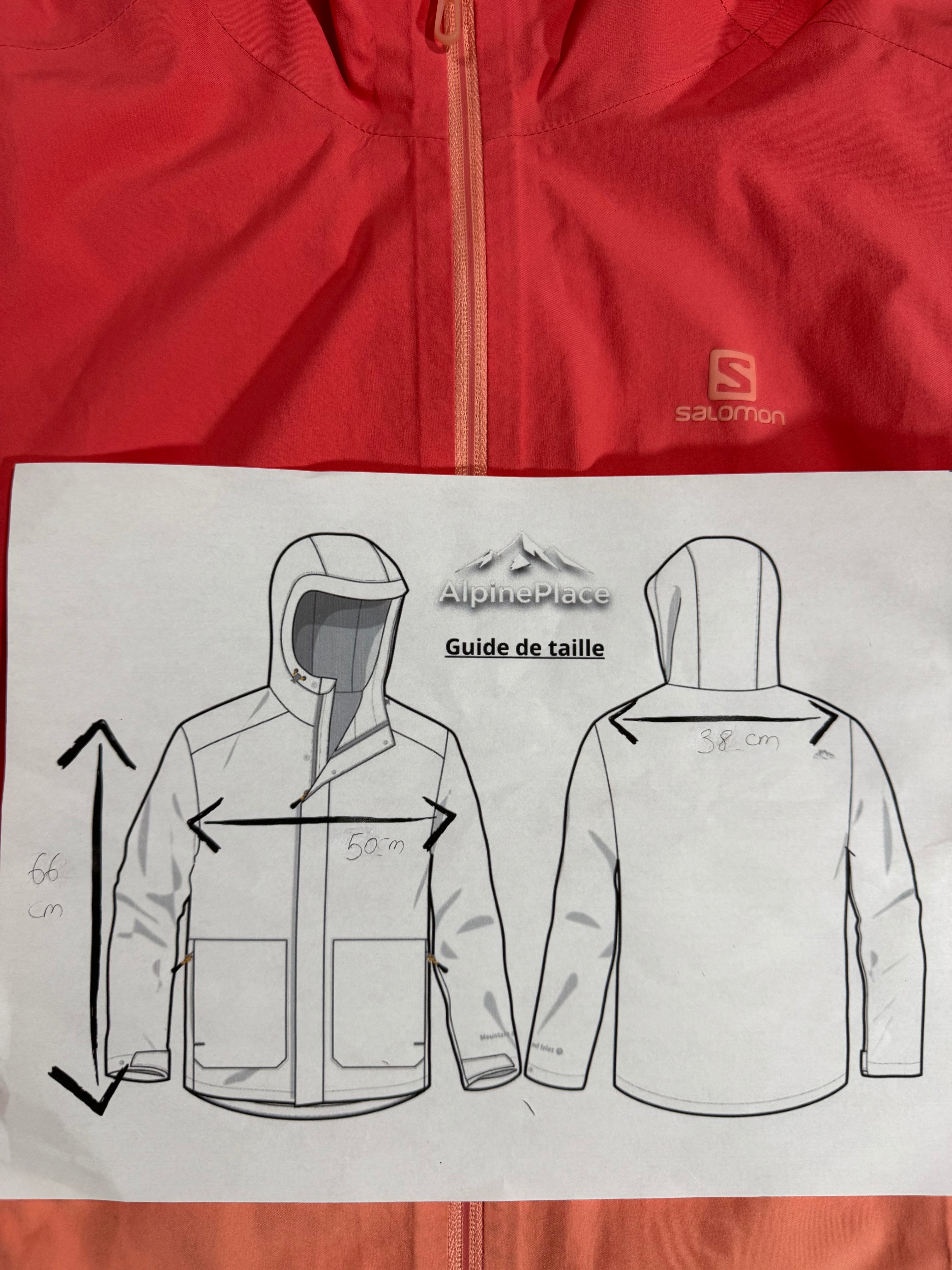 Hardshell Salomon 2,5L - Randonnée / Trail - Taille 38