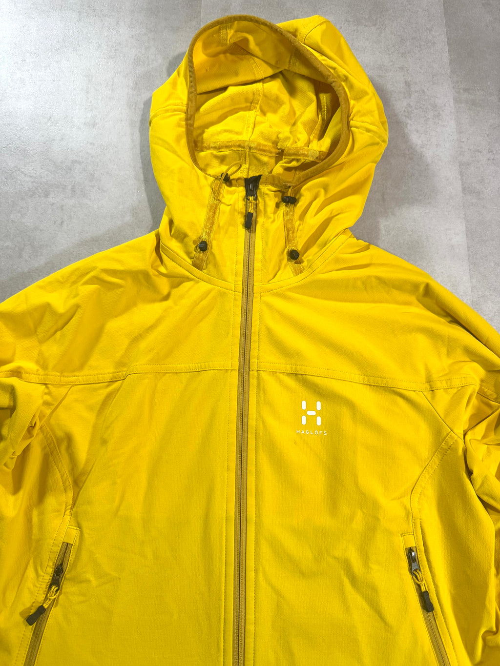 Veste Haglöfs coupe vent déperlant YKK - Taille L