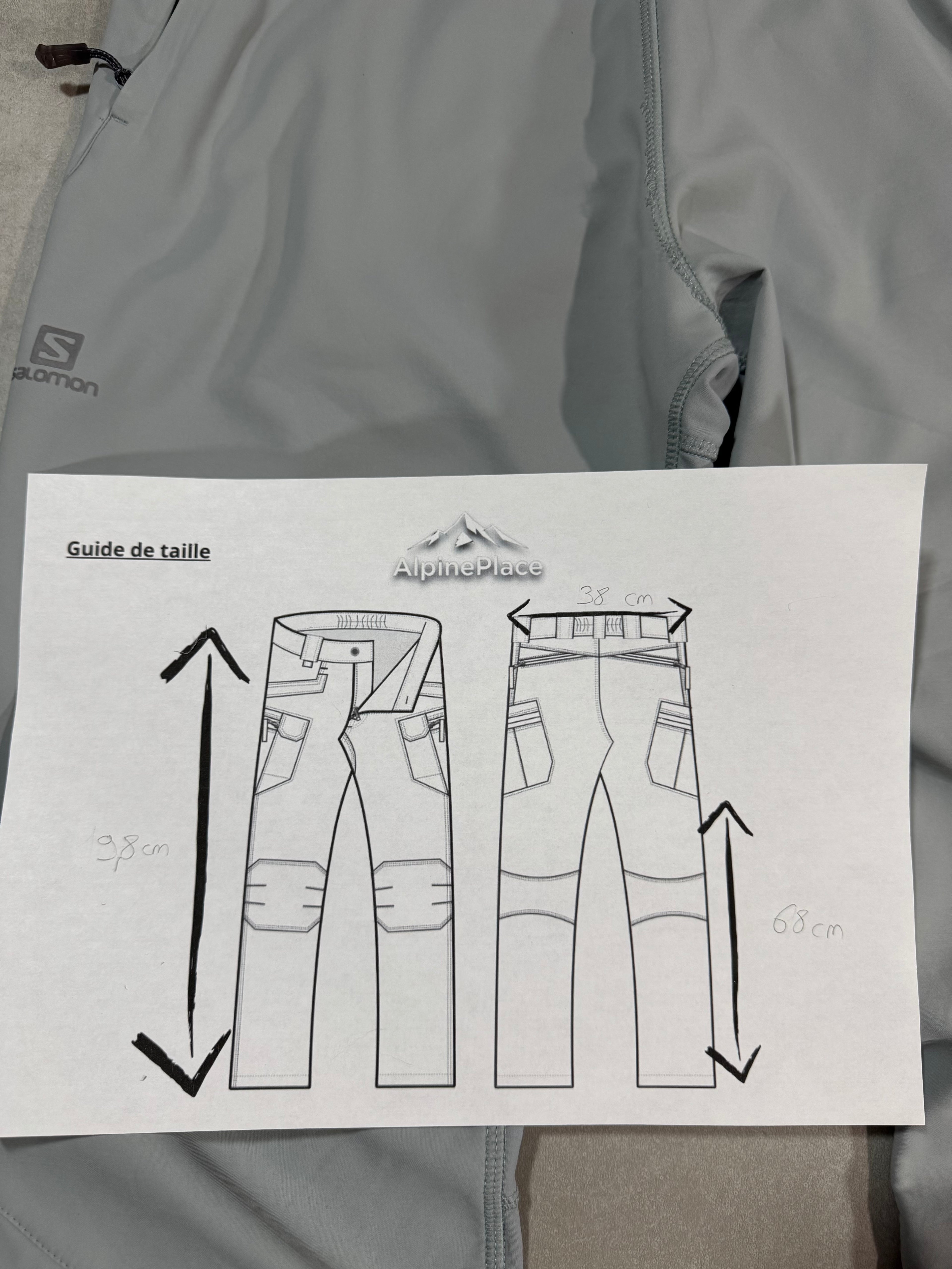 Pantalon Salomon - Alpinisme / Randonnée - Taille 38