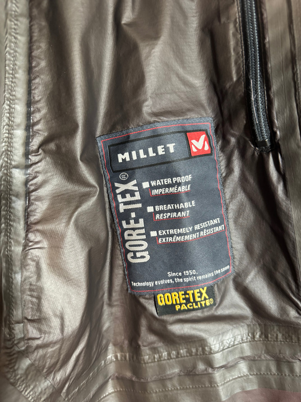Veste Millet Gore-Tex® Paclite – Randonnée / Trek / Alpinisme – Taille L