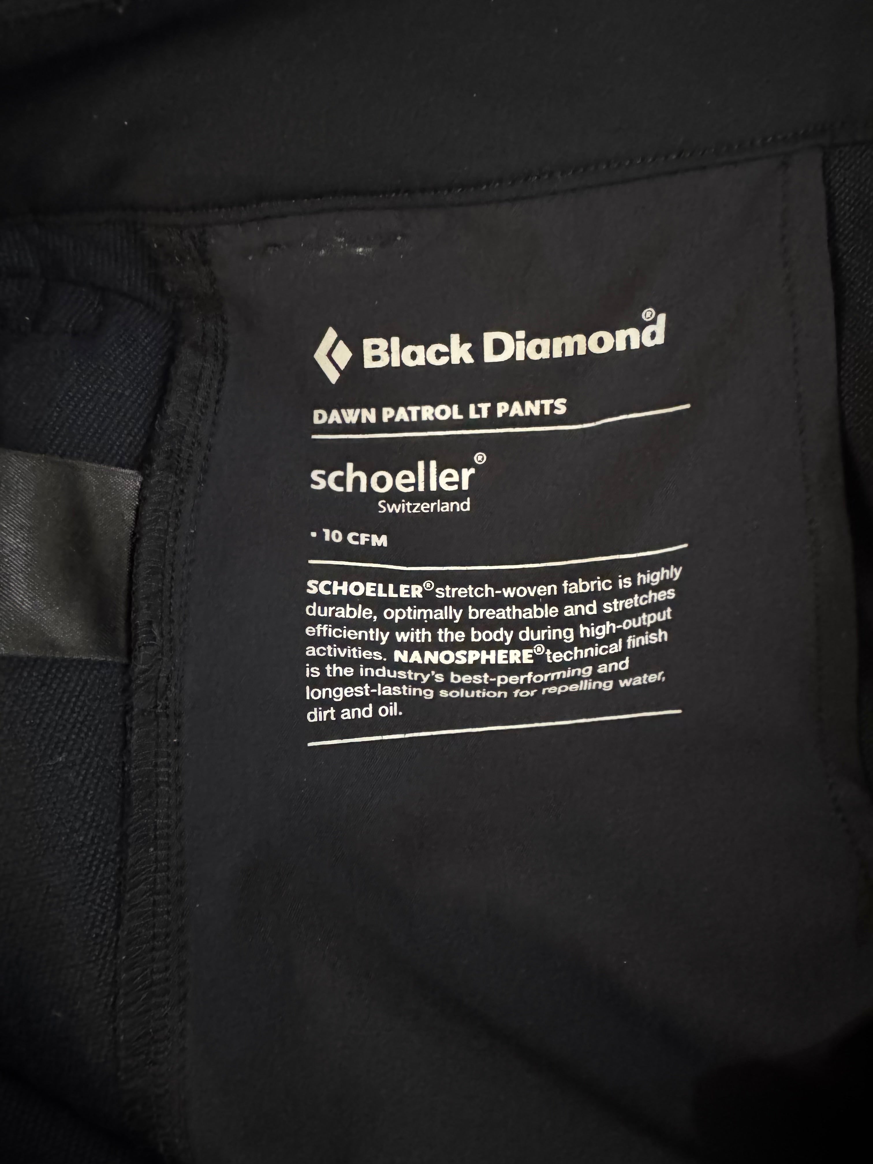 Pantalon softshell Black Diamond Dawn Patrol LT Pants - Alpinisme / Randonnée / Ski de rando - Taille 40