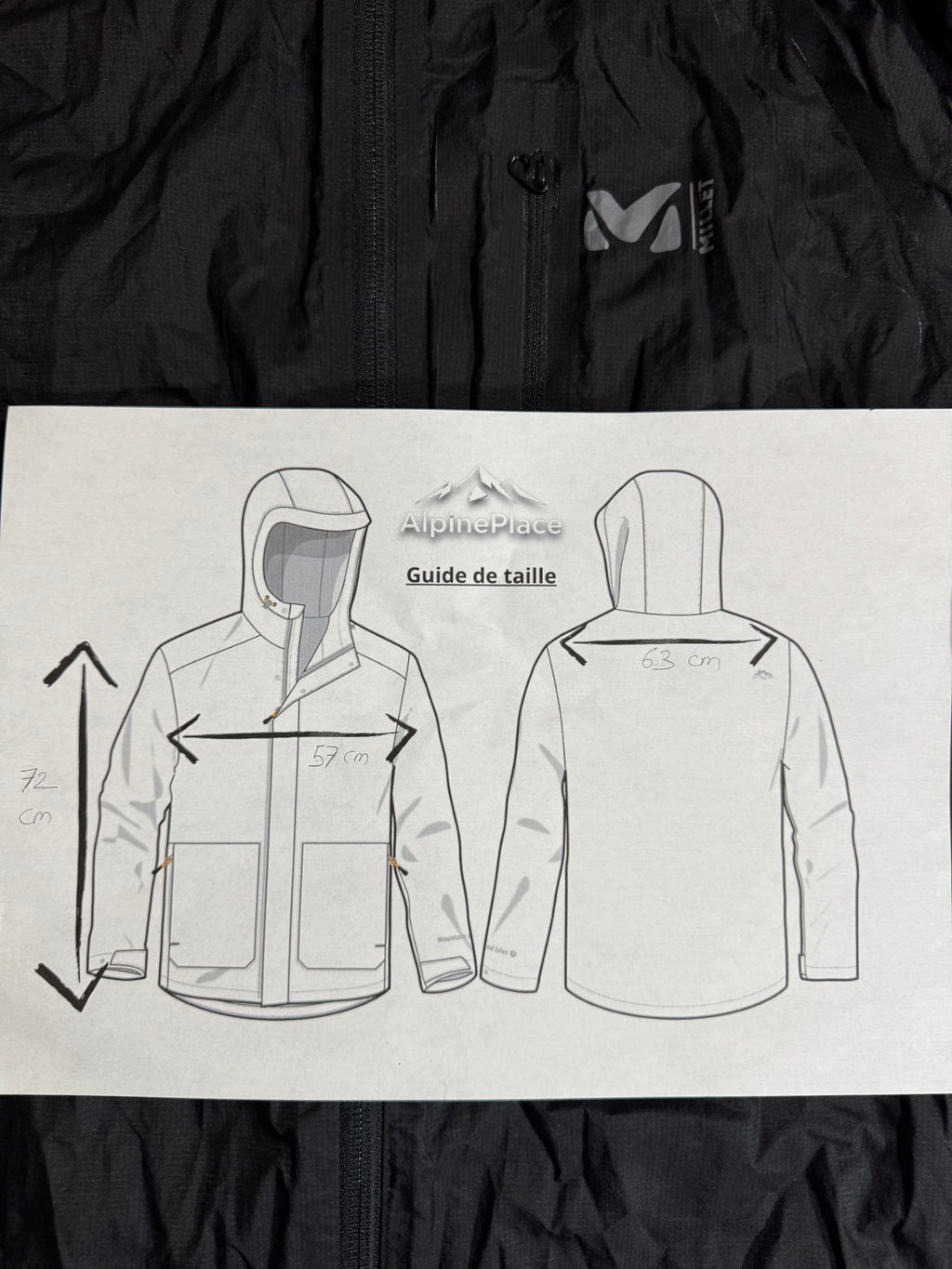 Coupe vent Millet compressible - Randonnée / Trail / Running - Taille L