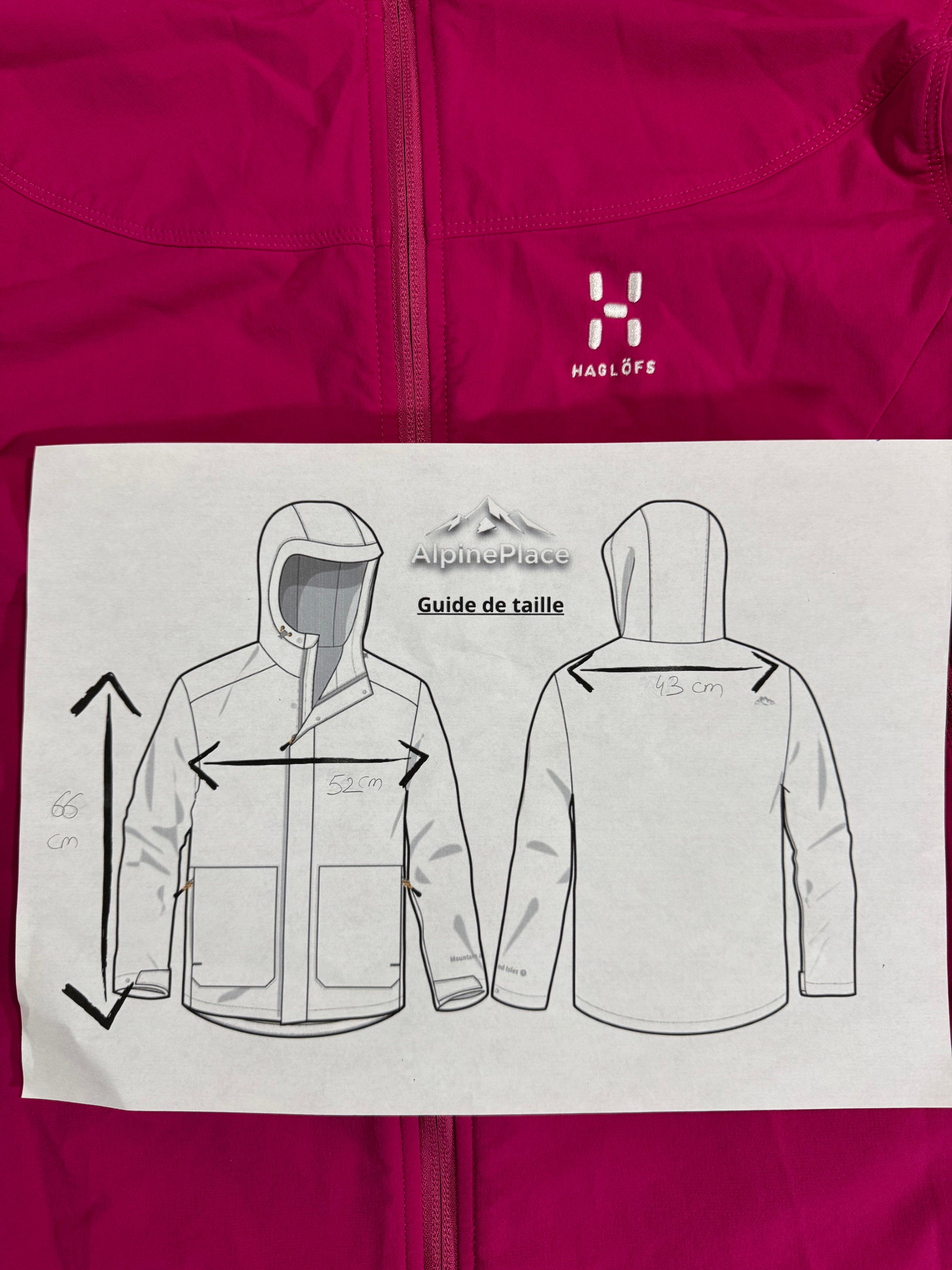 Coupe vent Haglöfs YKK® DWR® - Randonnée / Trail / Running - Taille XL