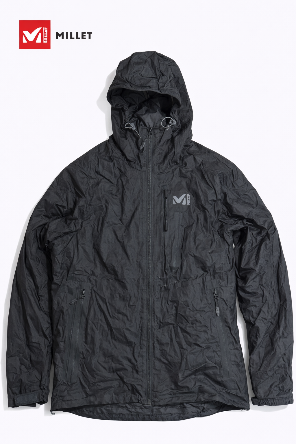 Coupe vent Millet compressible YKK® DWR® - Randonnée / Trail / Running - Taille L