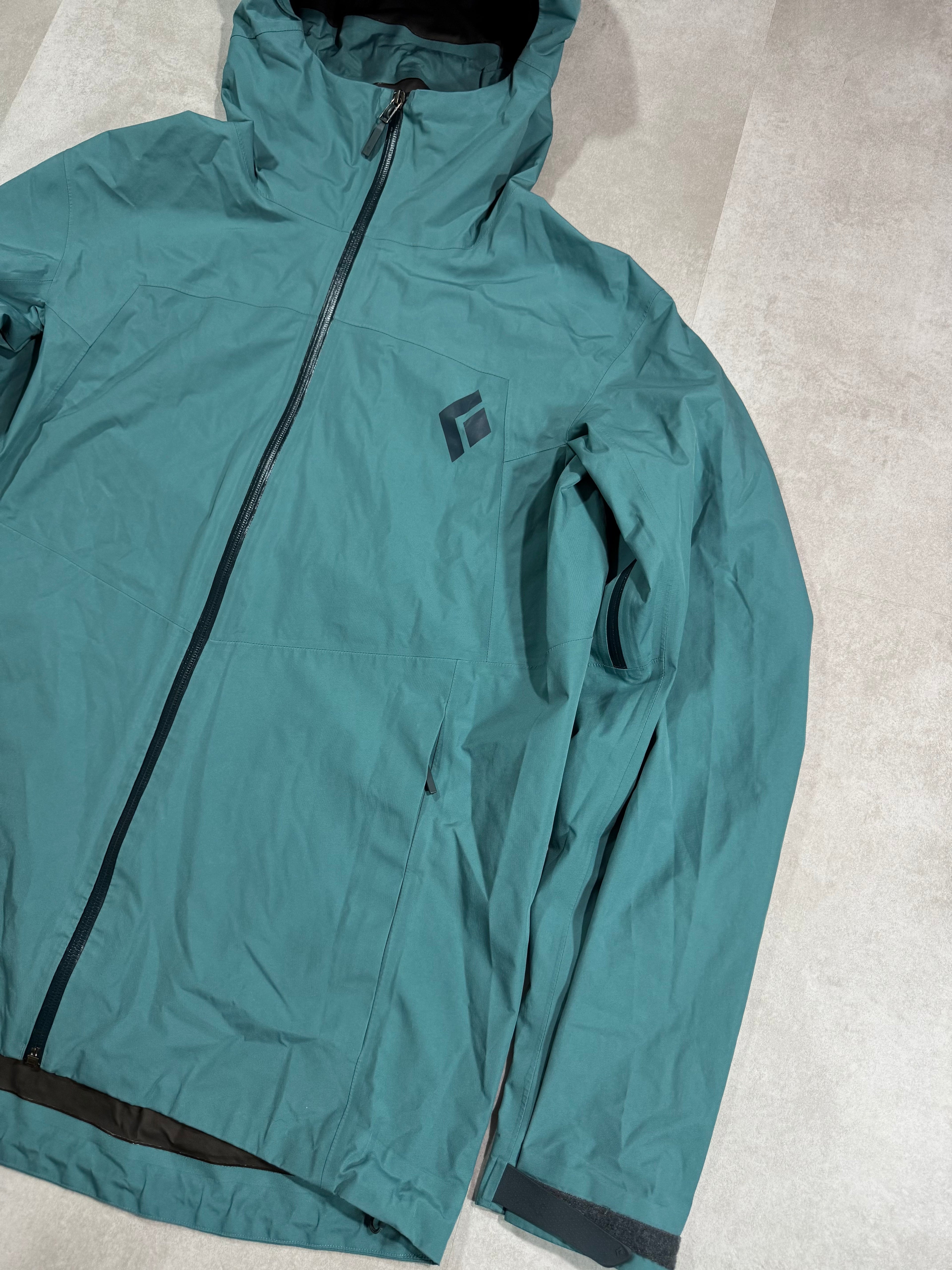 Hardshell BlackDiamond 3L Gore-Tex Liquid Point Shell Ykk Dwr - Taille L