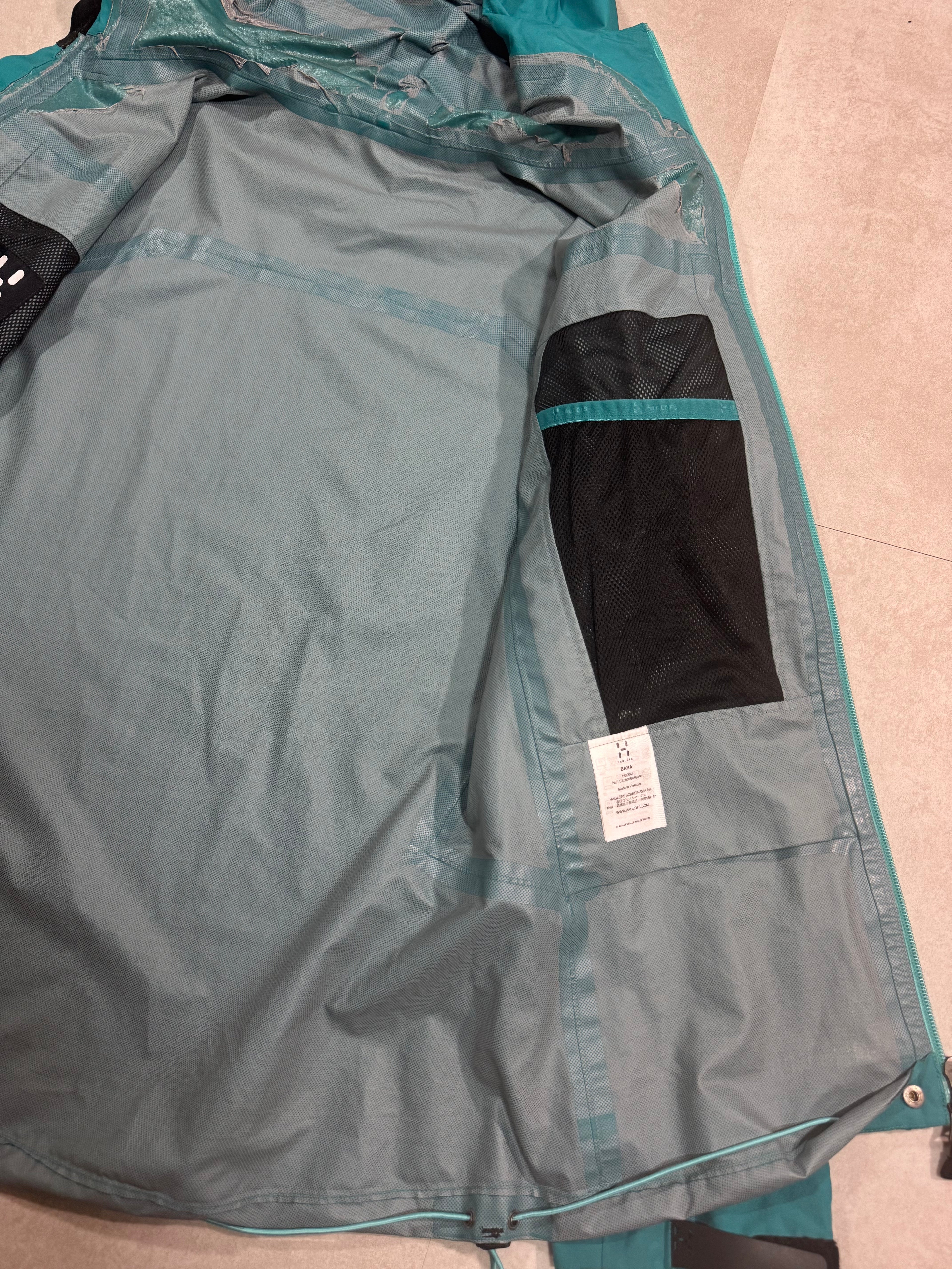 Hardshell 3L Haglöfs Proof YKK
Dwr - Taille M