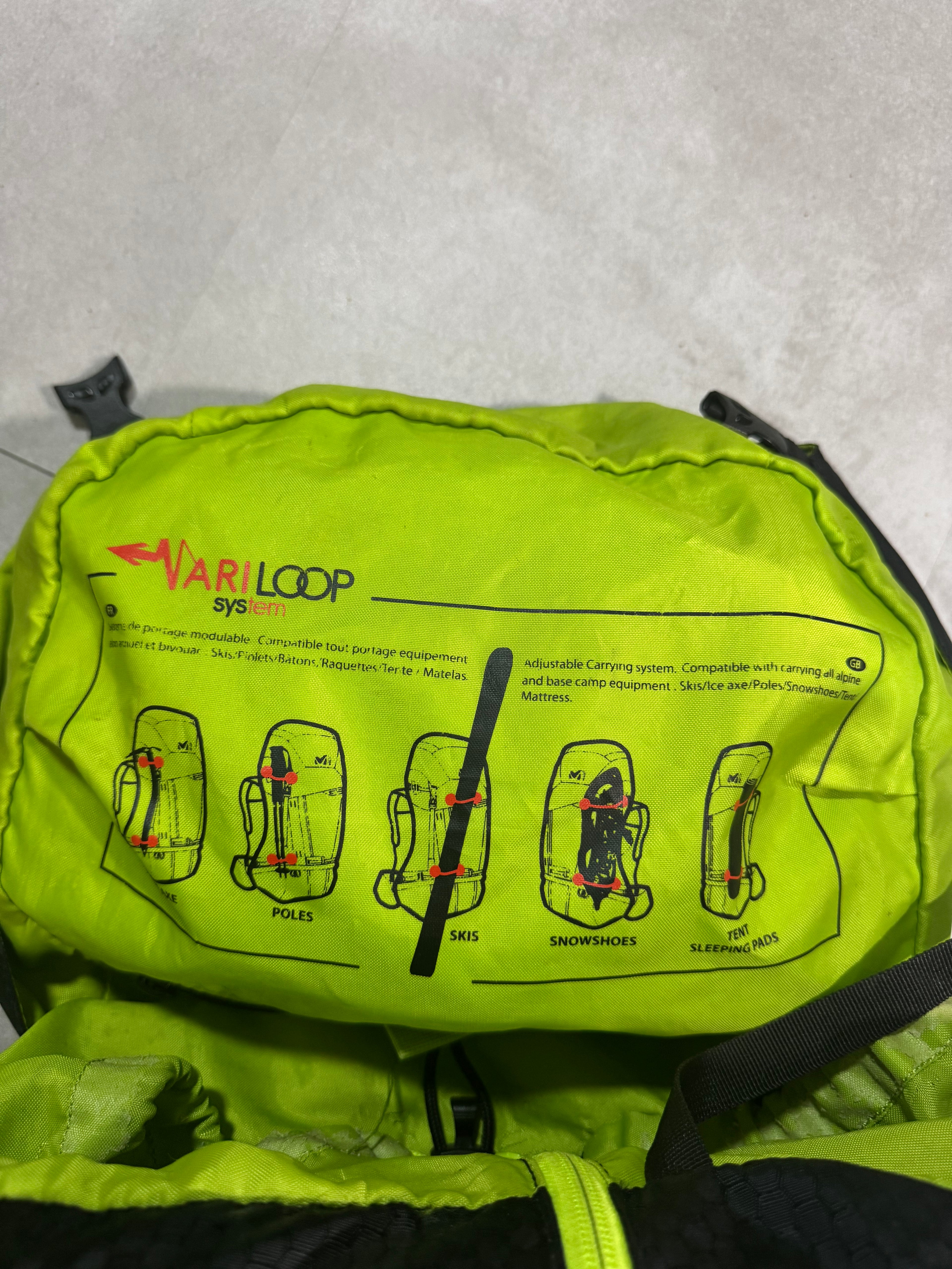 Sac à dos Millet® Ubic 50+10 – Variloop System® - Trekking / Ski / Randonnée / Alpinisme
