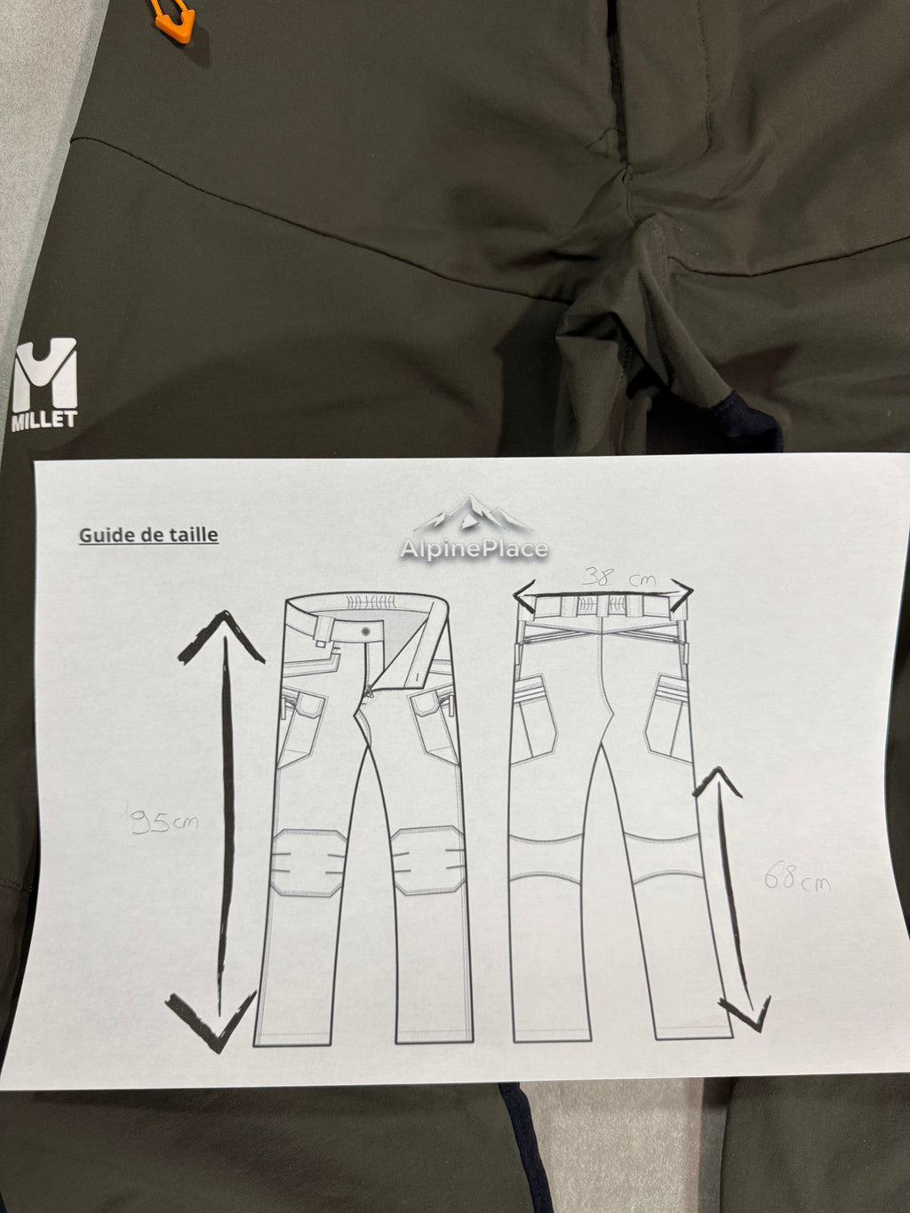 Pantalon Millet Pierra XCS Pant - Alpinisme / Randonnée / Ski de randonnée - Taille S