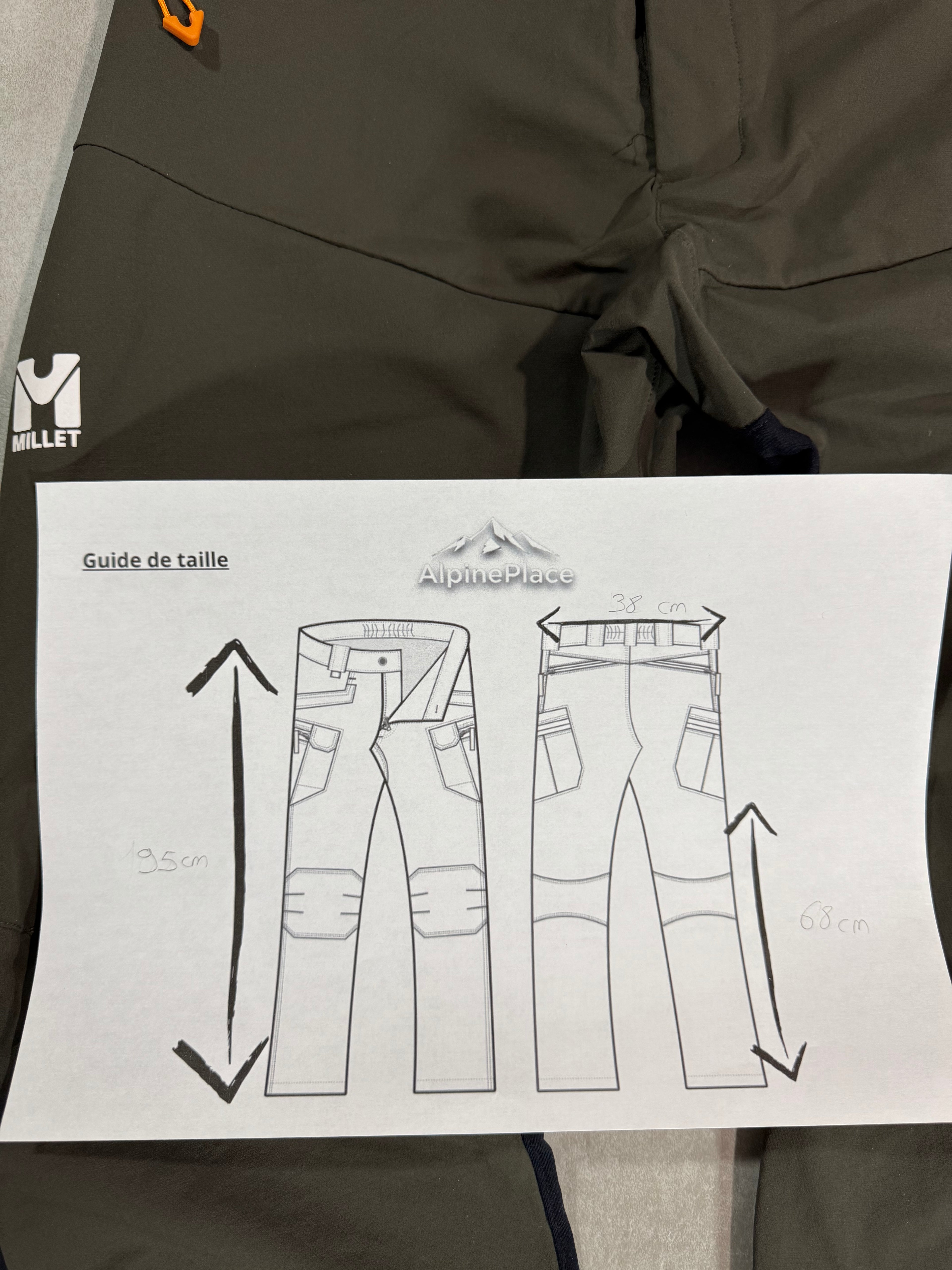 Pantalon Millet Pierra XCS Pant - Alpinisme / Randonnée / Ski de randonnée - Taille S