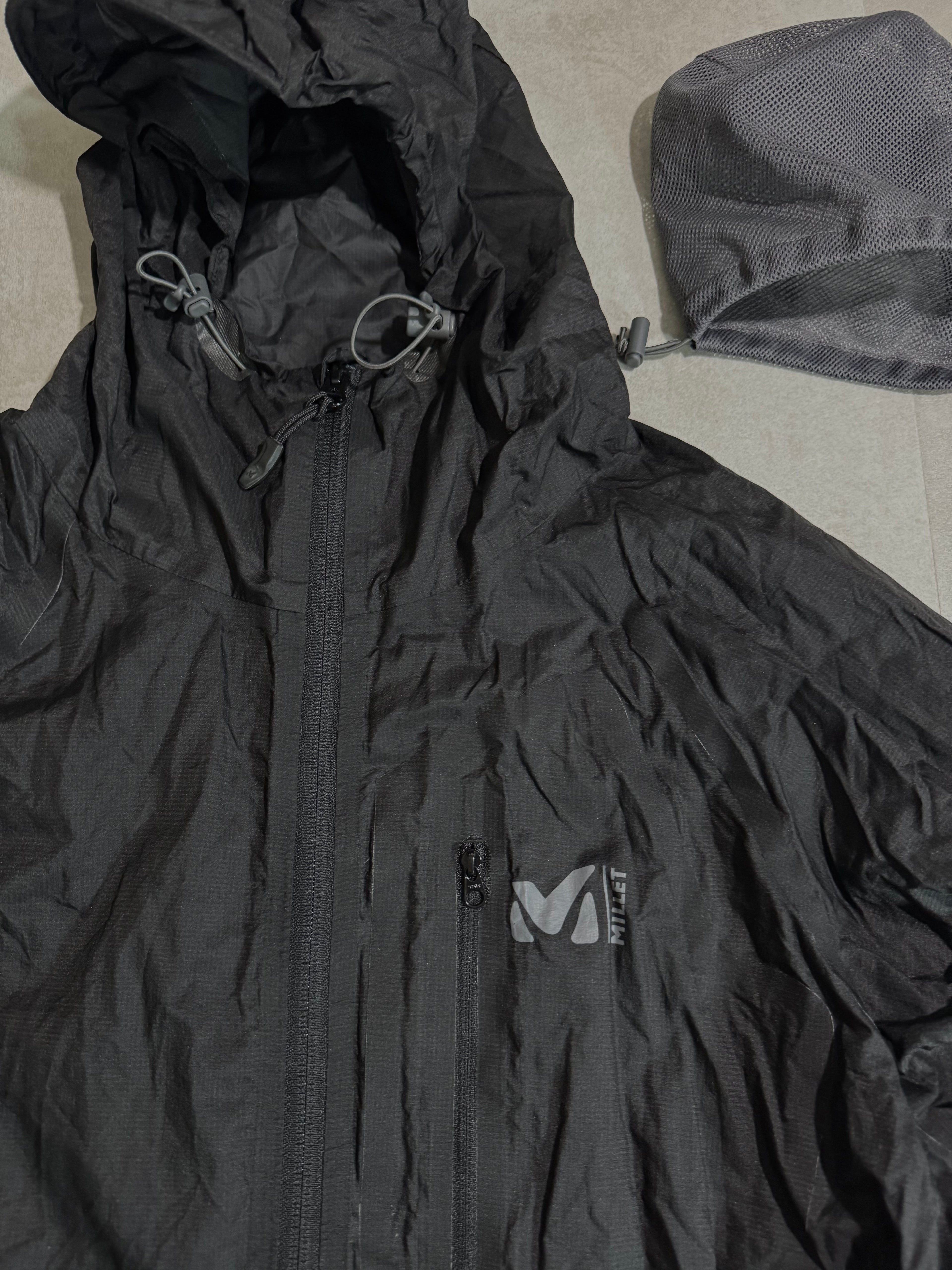 Coupe vent Millet compressible YKK® DWR® - Randonnée / Trail / Running - Taille L