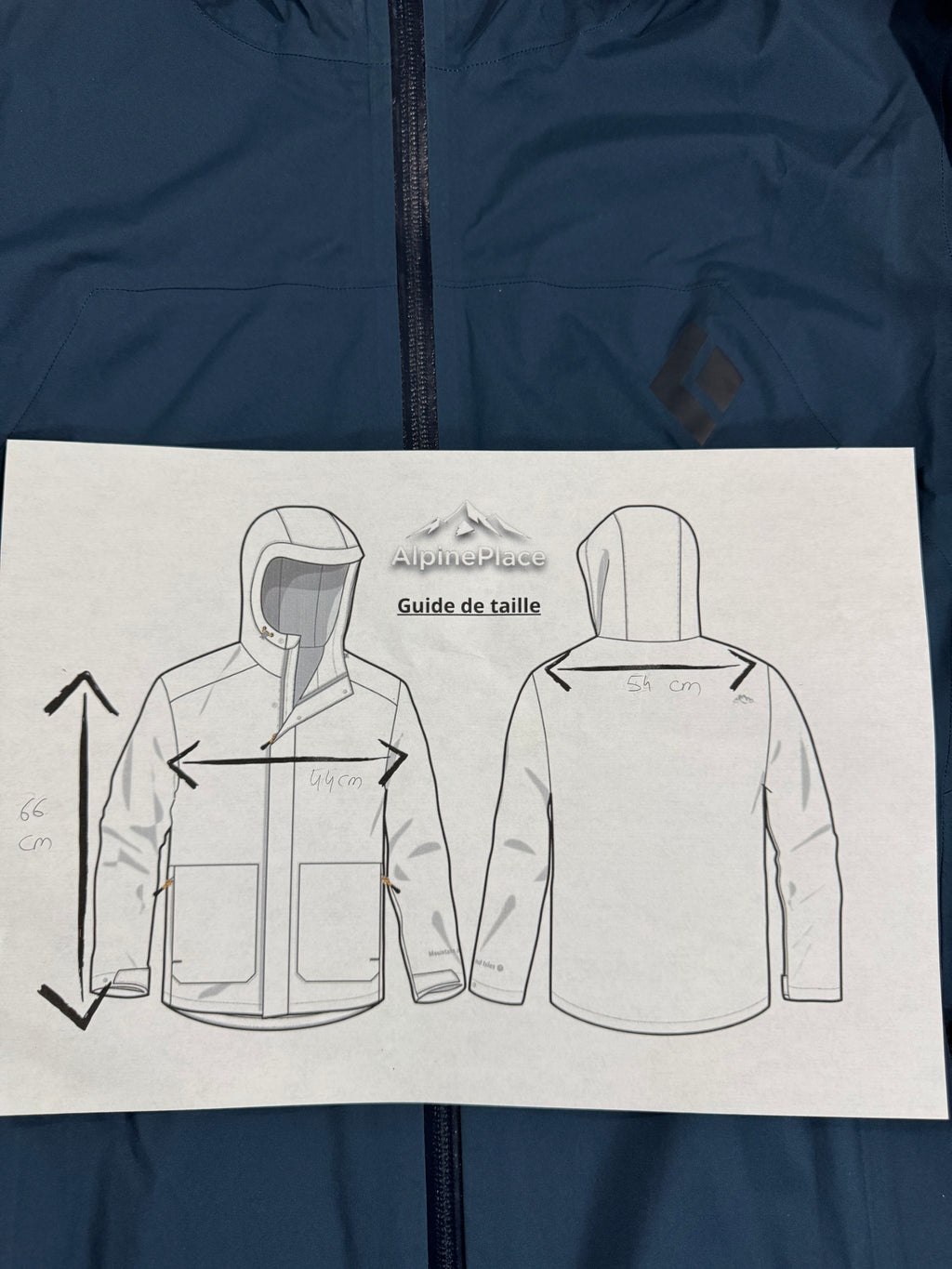 Hardshell 2,5L BlackDiamond Storm Line Stretch Rain Shell BDDry® YKK® DWR® - Alpinisme / Randonnée - Taille Xs