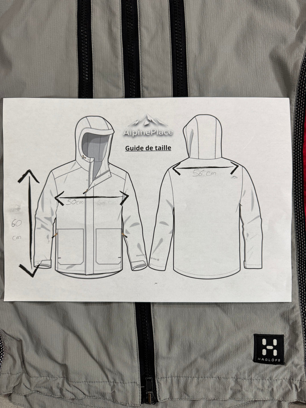 Hardshell 3L Haglöfs Windstopper ® DWR ® - Taille 36