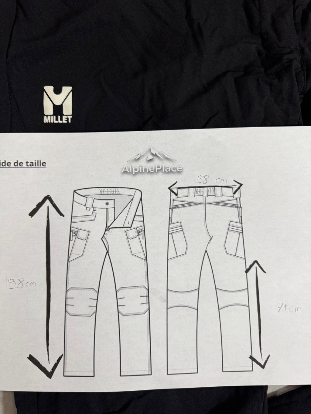 Pantalon Millet All XCS200 P W - Alpinisme / Randonnée - Taille 38