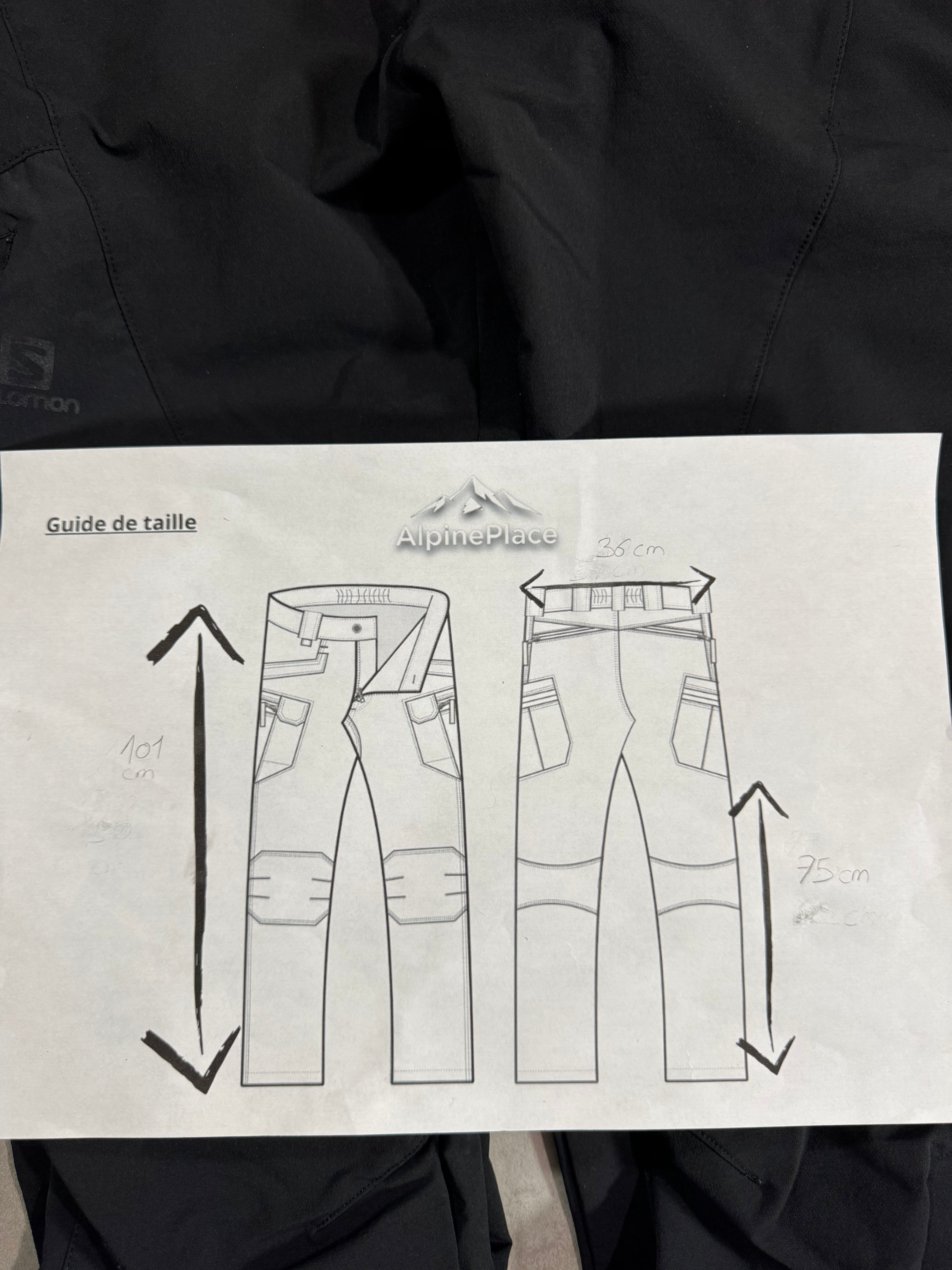 Pantalon Salomon - Alpinisme / Randonnée - Taille 36