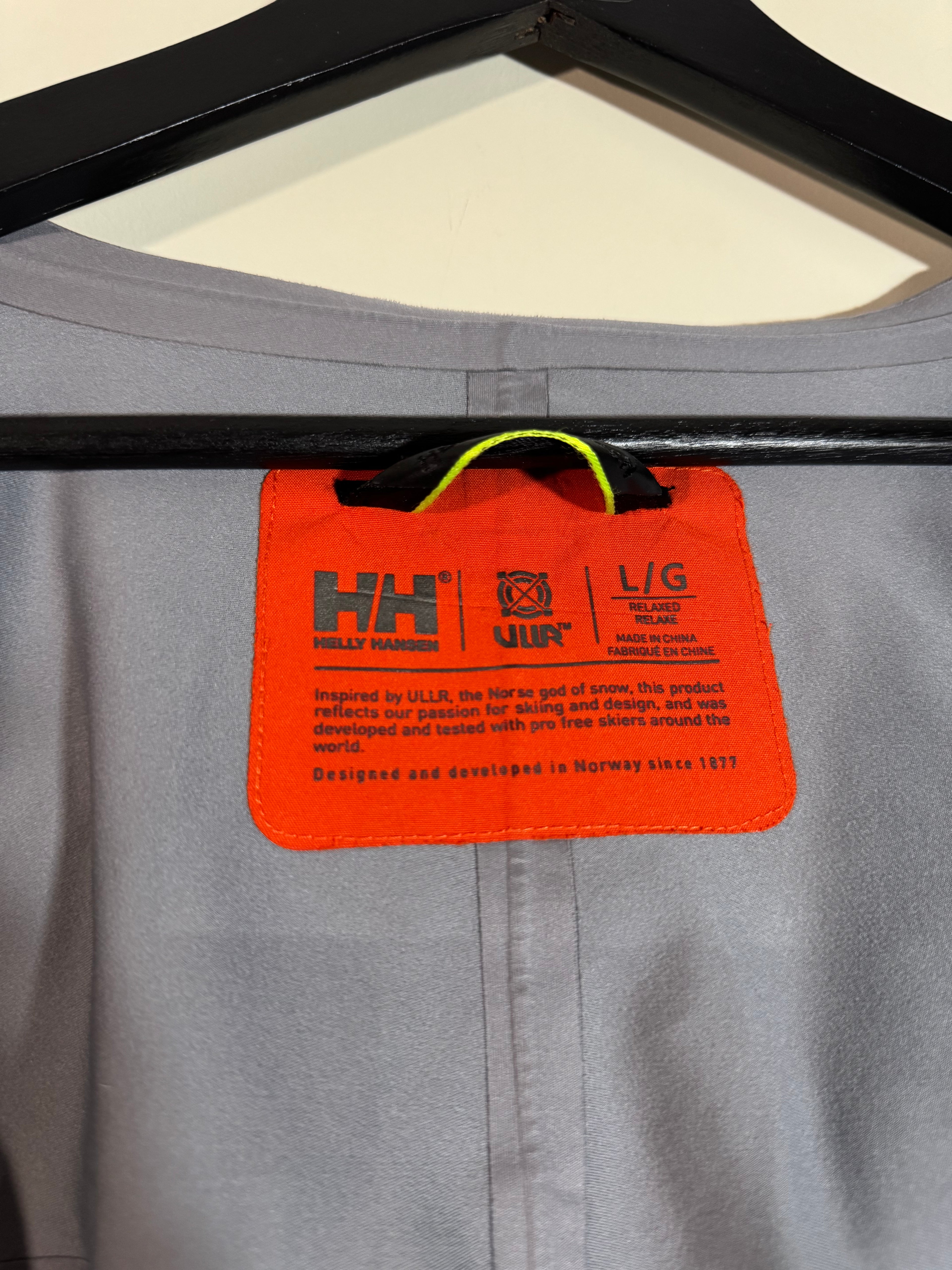 Veste Hardshell Helly Hansen ULLR HellyTech Professional® RECCO – Alpinisme / Ski / Freeride  – Taille L