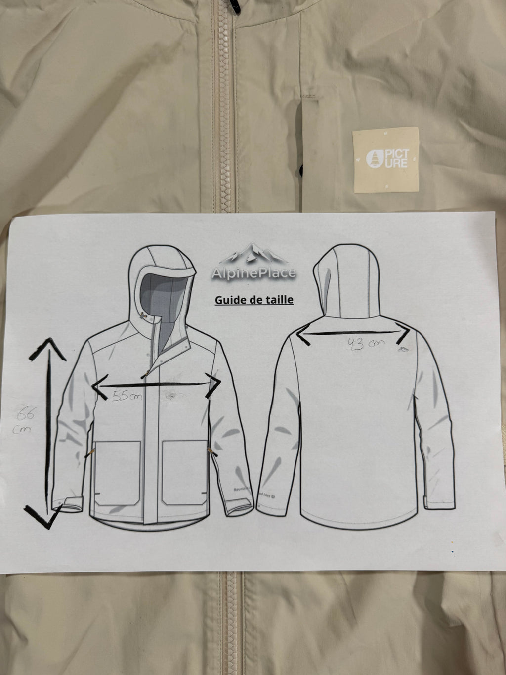 Hardshell 2,5L Picture Dryplay® - Alpinisme / Randonnée / Trail - Taille 40