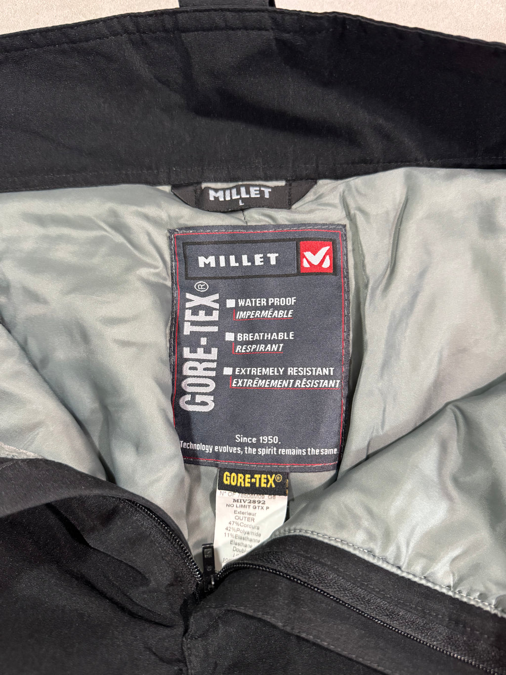 Pantalon de ski Millet Gore-Tex® Recco® - No Limit GTX P - Taille L