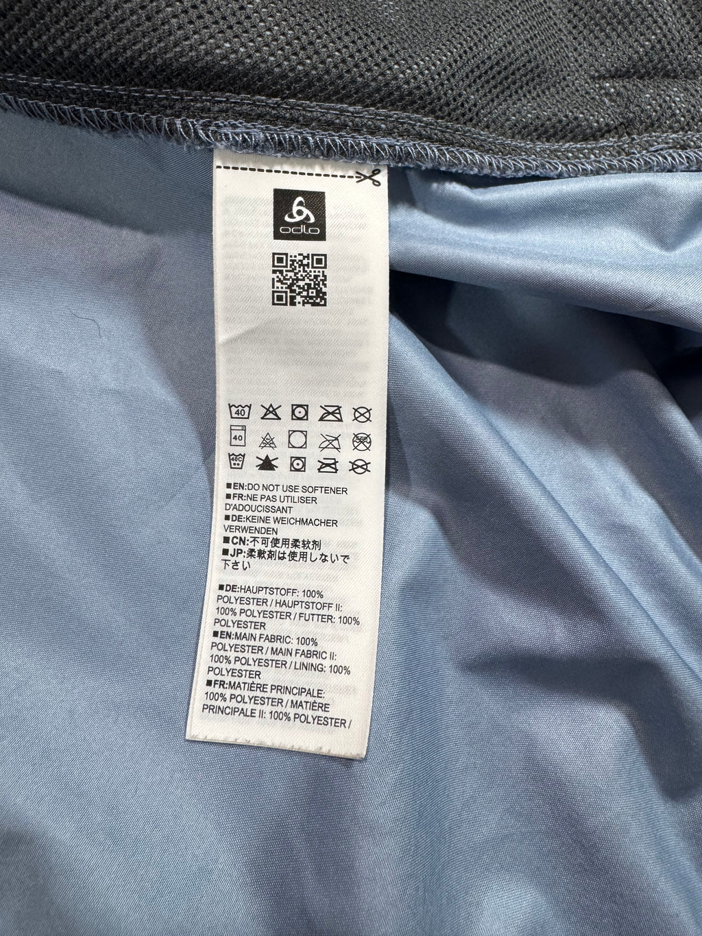 Coupe vent Odlo Ykk® Dwr® - Trail / Randonnée / Running - Taille M