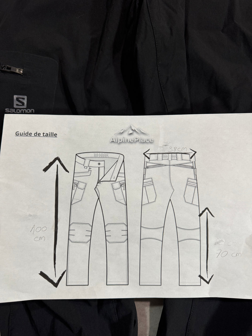 Pantalon Salomon - Alpinisme / Randonnée - Taille 38