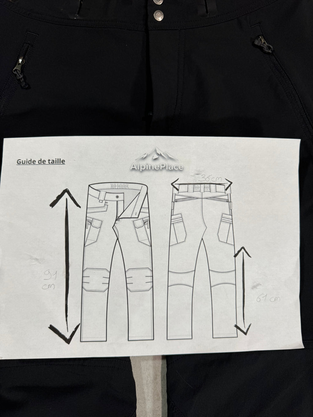Pantalon de randonnée Haglöfs - Alpinisme / Randonnée / Trek - Taille 36