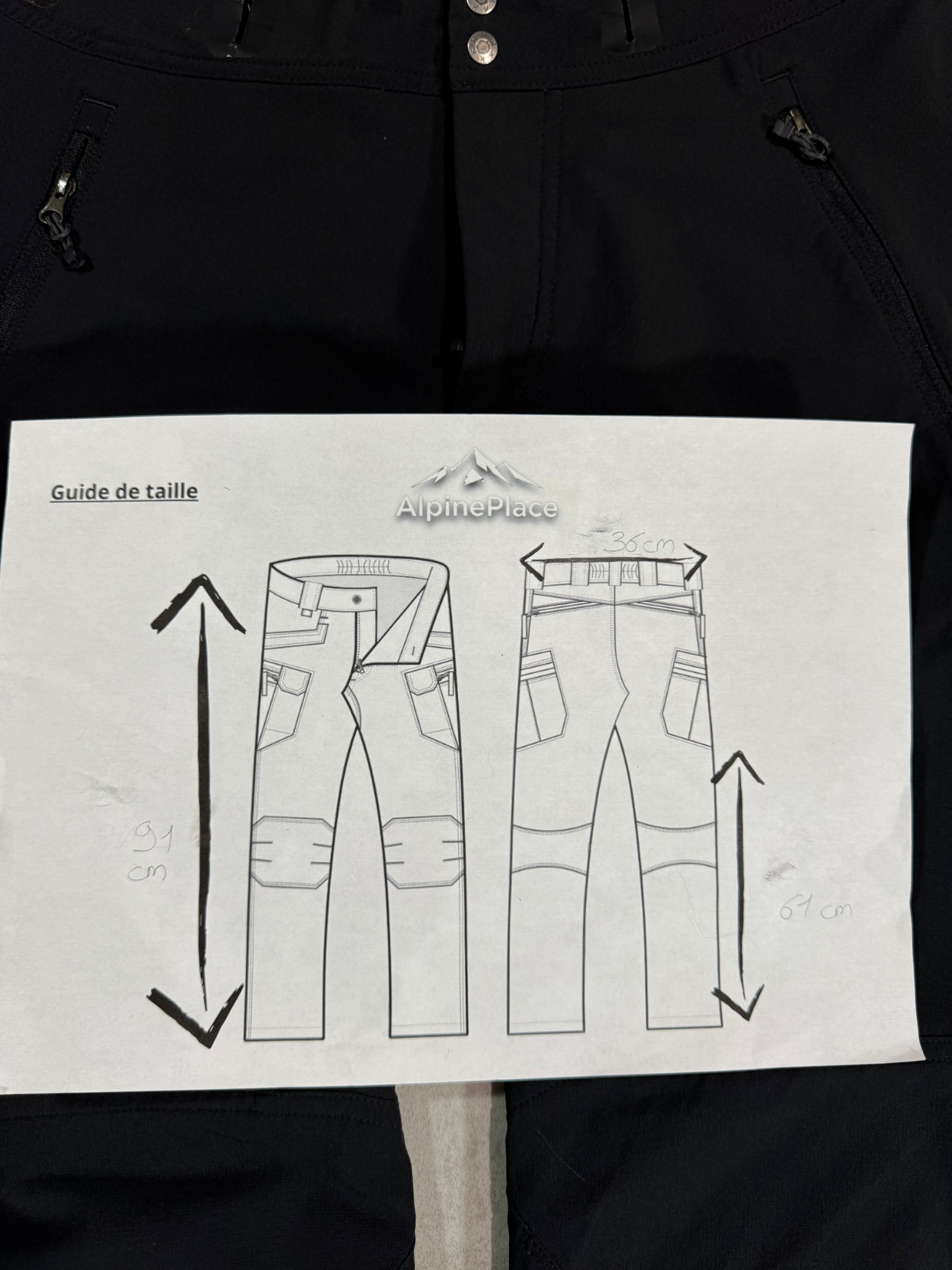 Pantalon de randonnée Haglöfs - Alpinisme / Randonnée / Trek - Taille 36