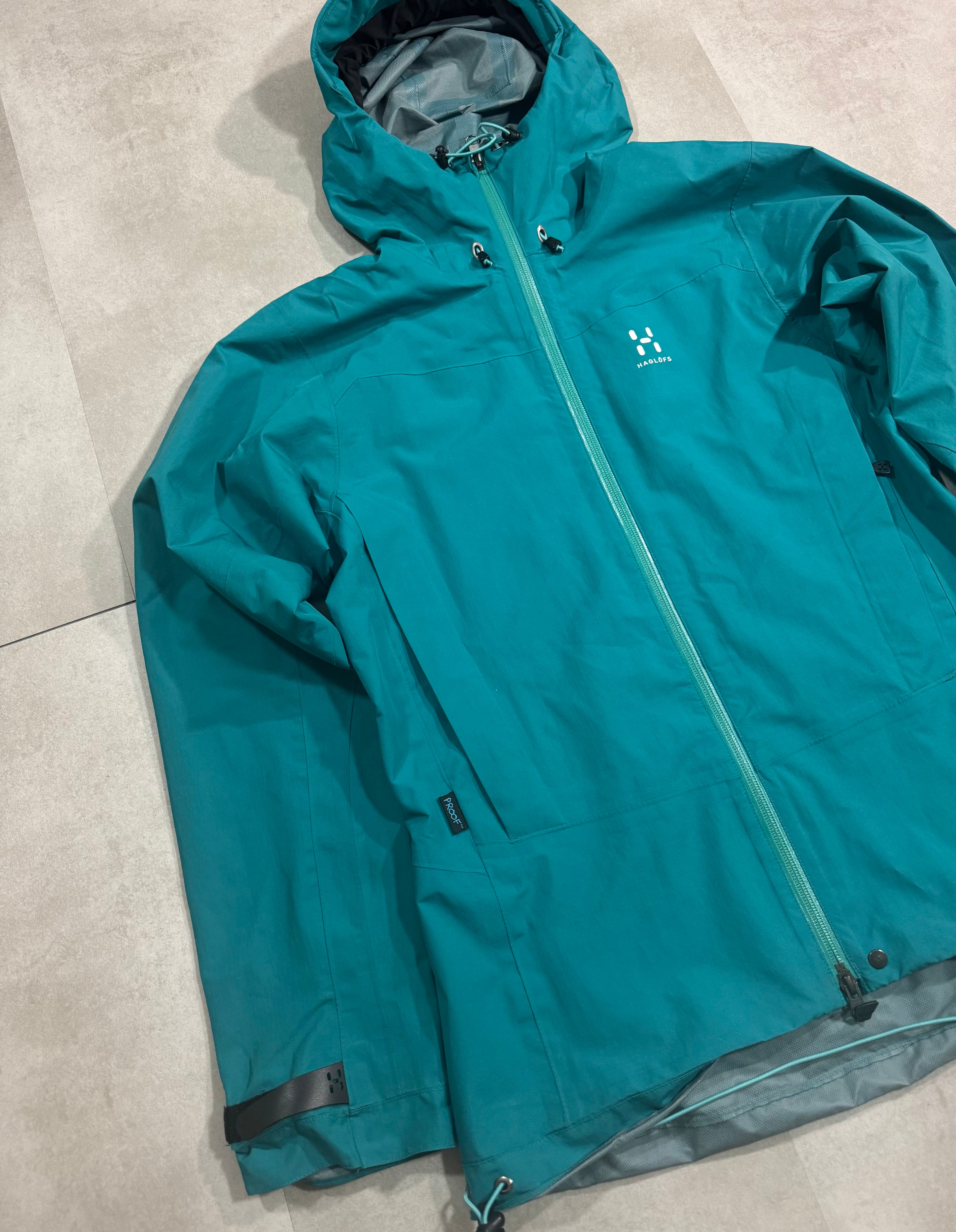 Hardshell 3L Haglöfs Proof YKK
Dwr - Taille M