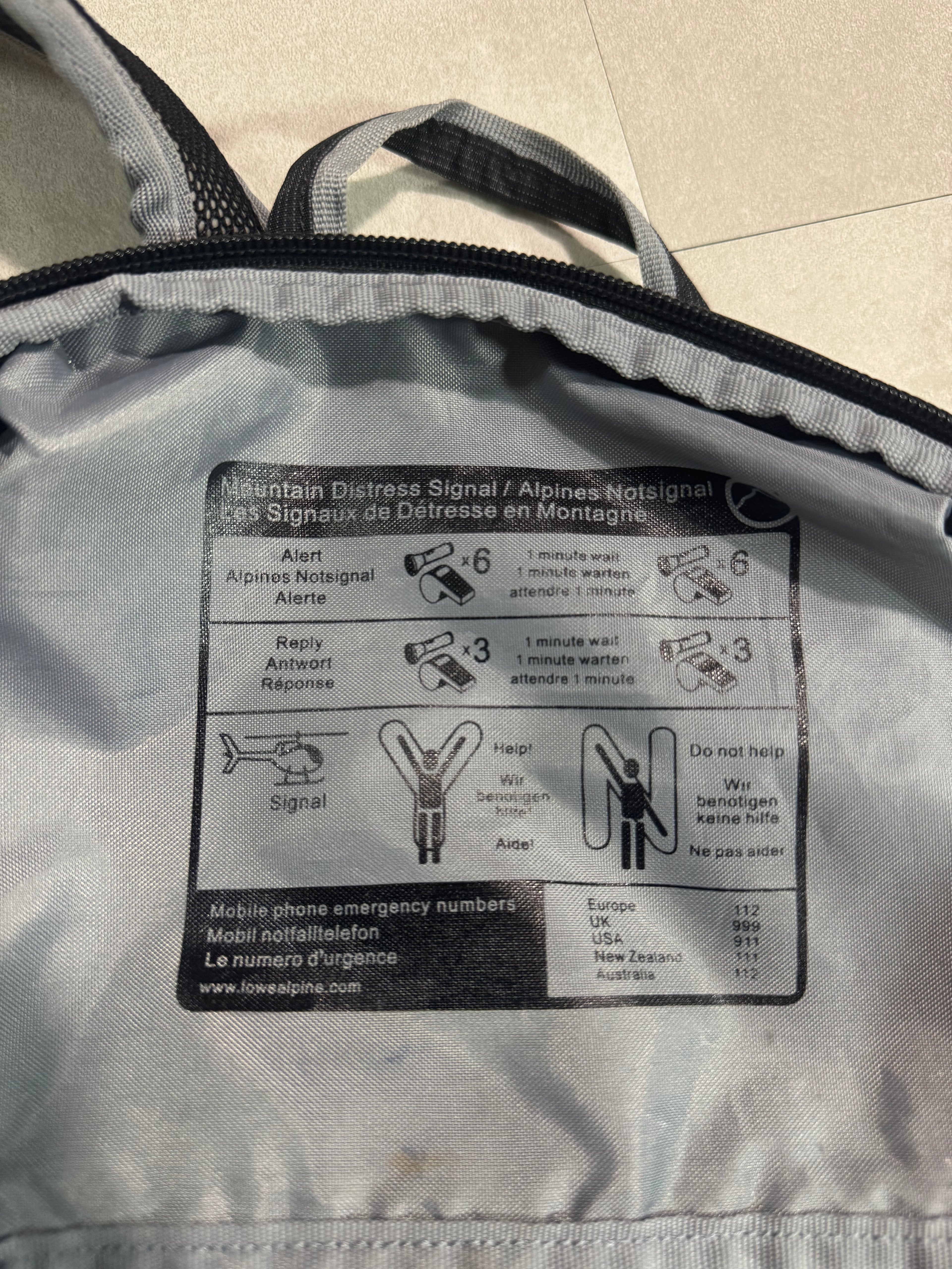 Sac à dos Lowe Alpine Strike 12 Air Contour® H2O® - Randonnée / Trail / Running - 12L