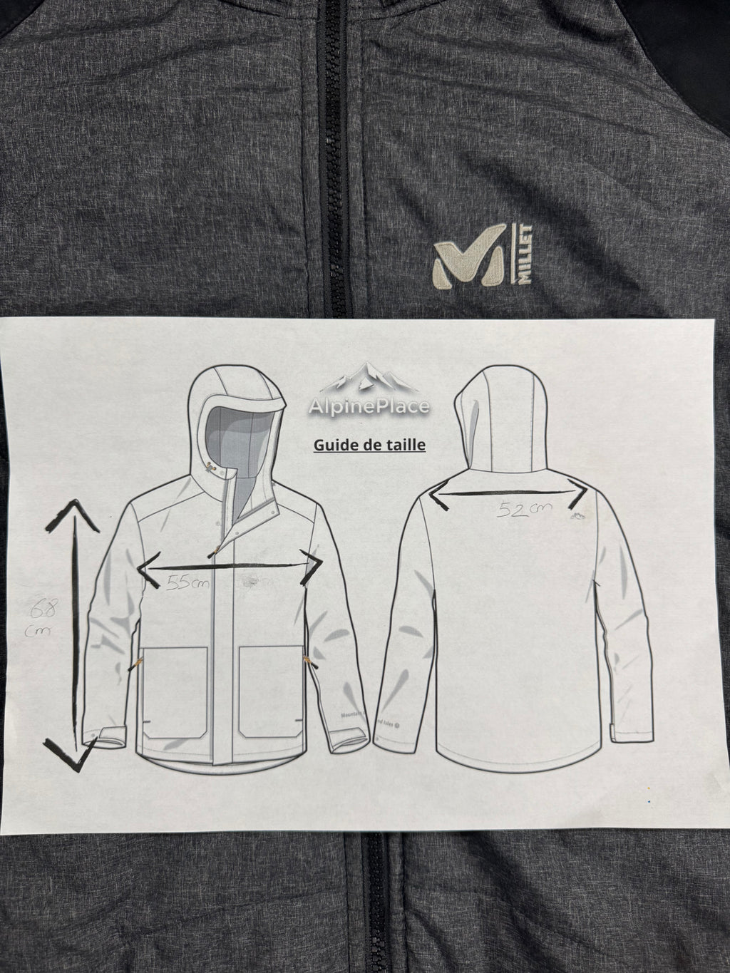 Veste Hybride Millet Belay Hybrid JKT - Alpinisme / Randonnée  - Taille M