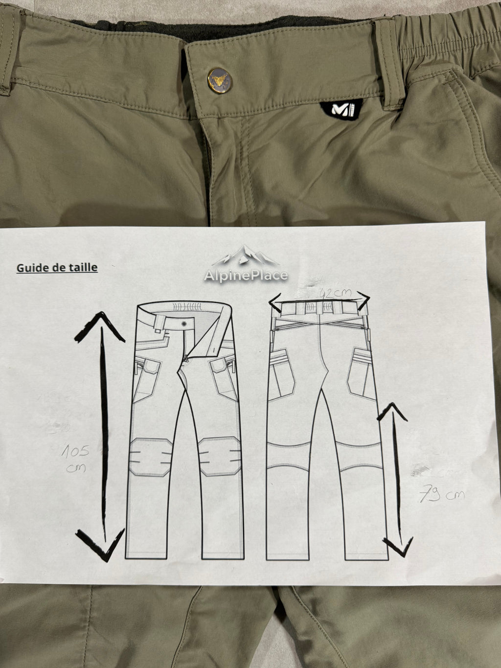 Pantalon de randonnée Millet - Randonnée /
Trek - Taille L