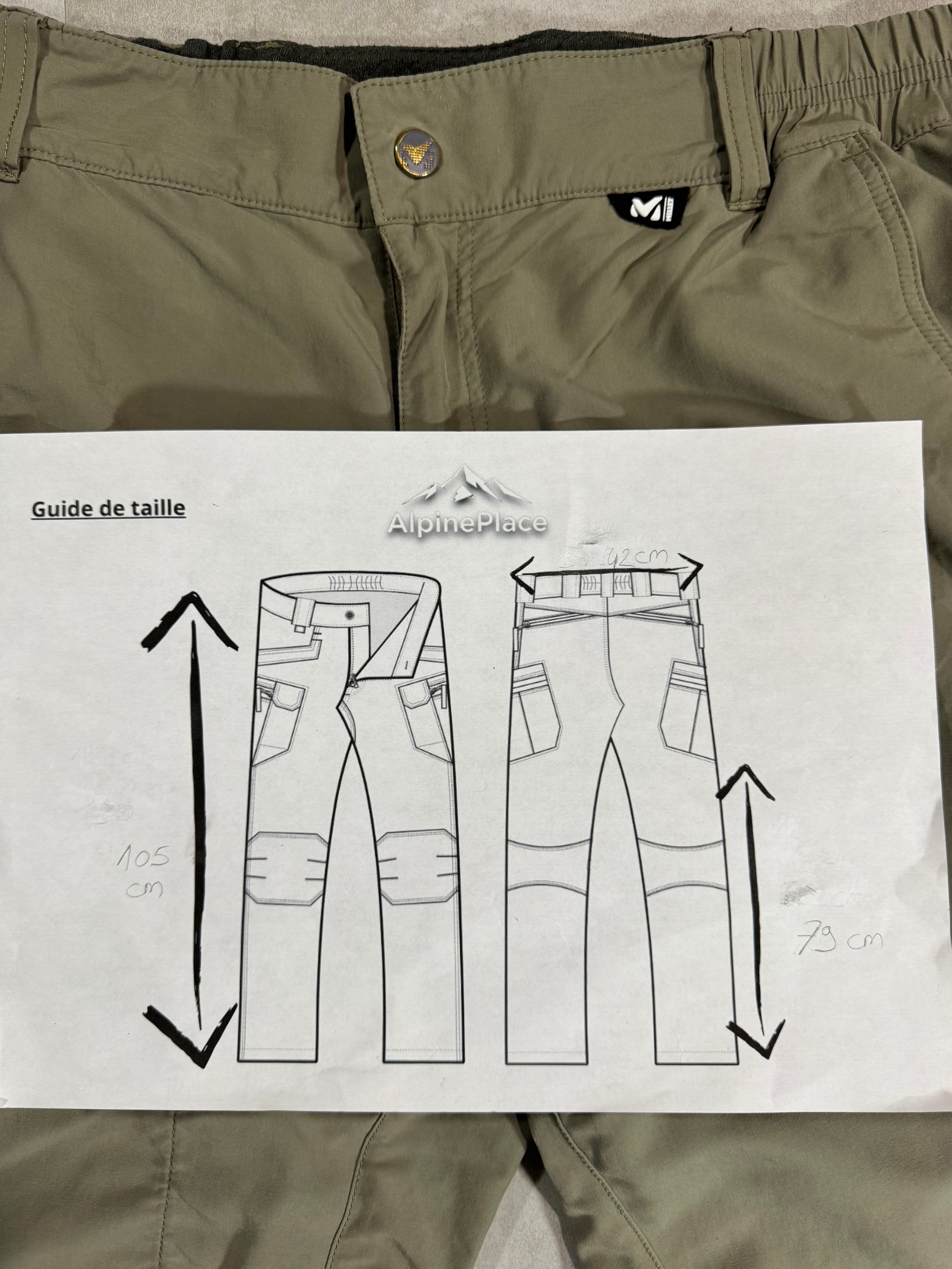 Pantalon de randonnée Millet - Randonnée /
Trek - Taille L