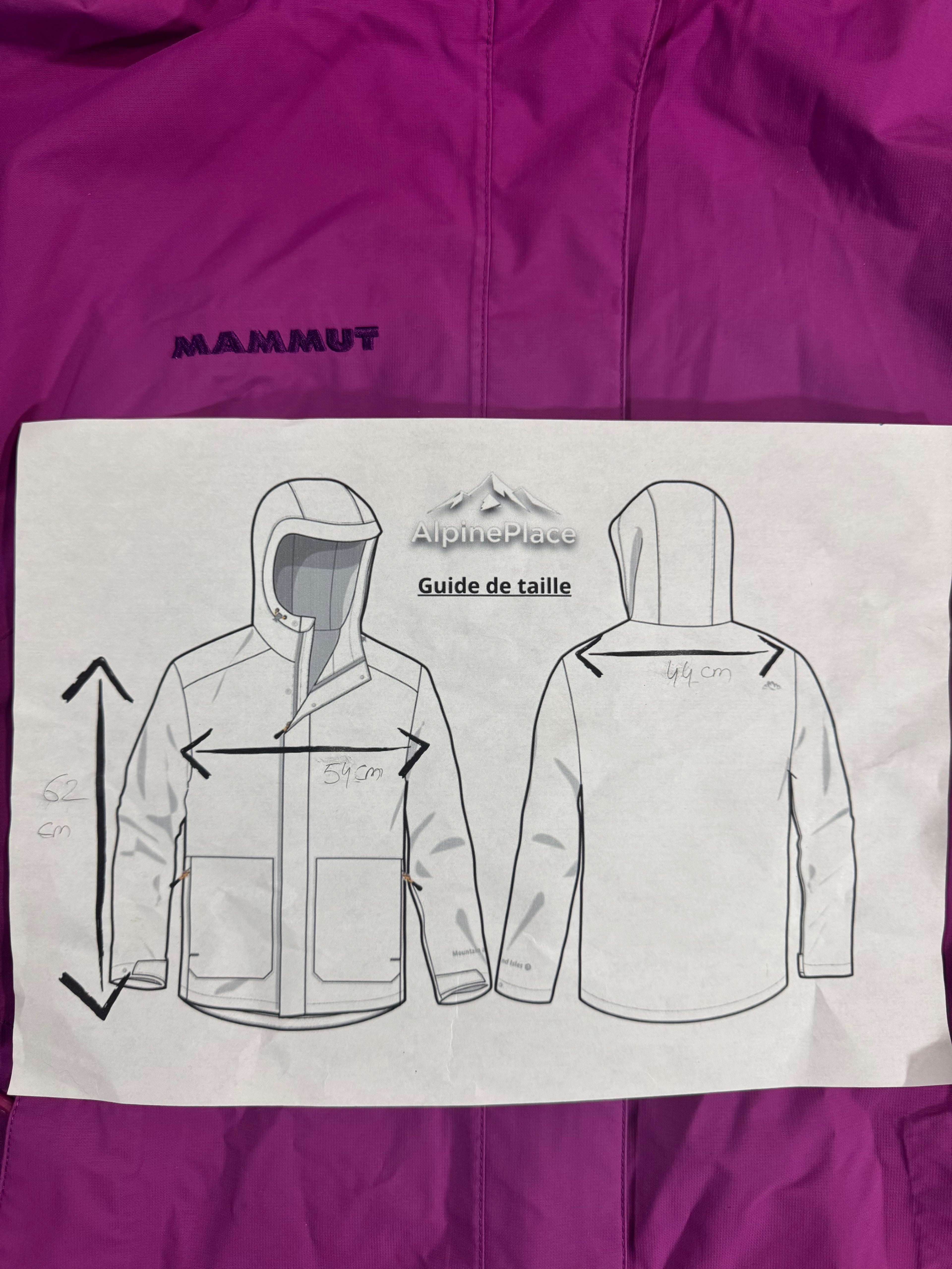 Hardshell 3L Mammut - Alpinisme / Randonnée - Taille 36