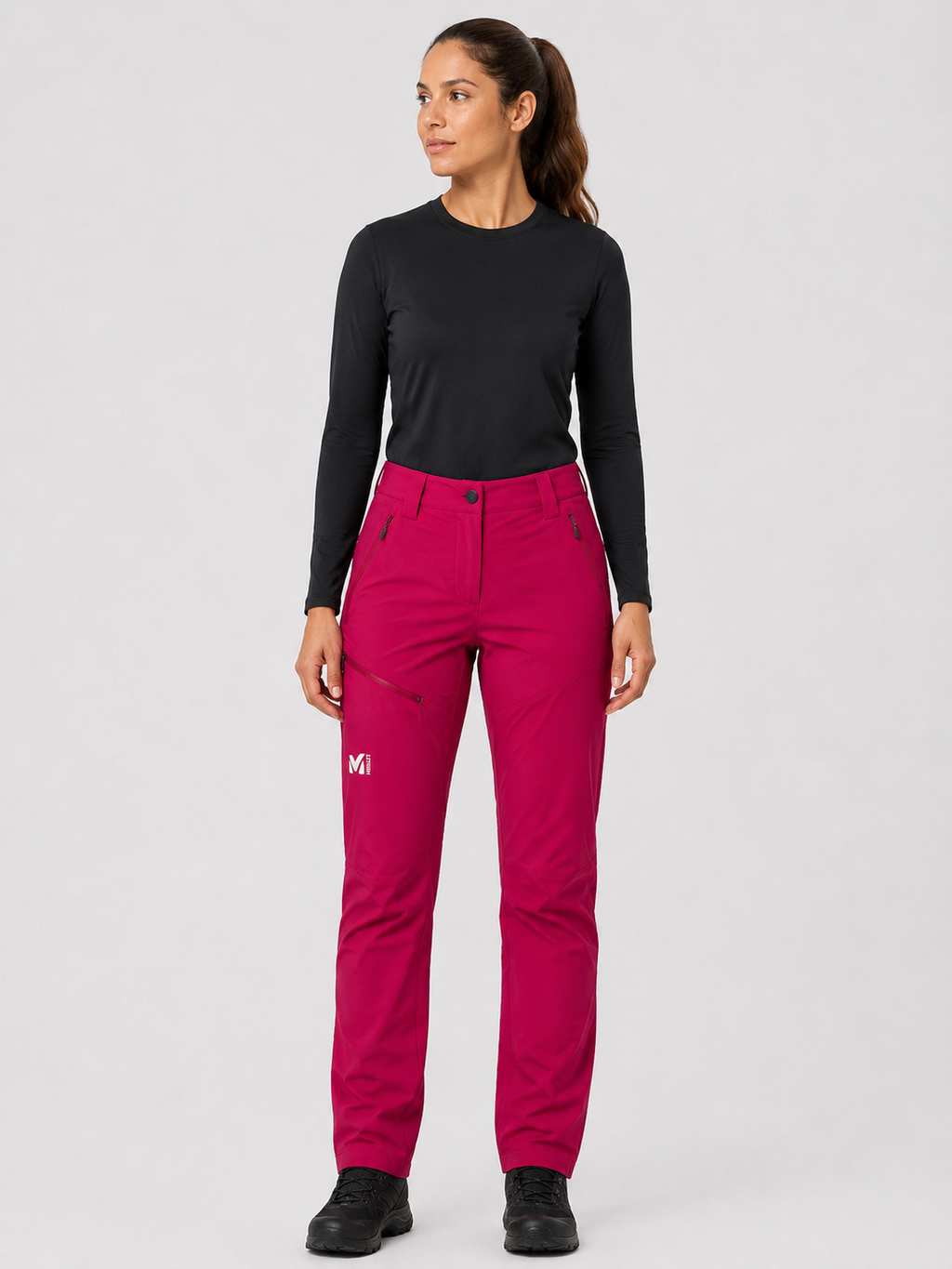 Pantalon softshell technique Millet – Randonnée / Trek / Alpinisme – Taille 34