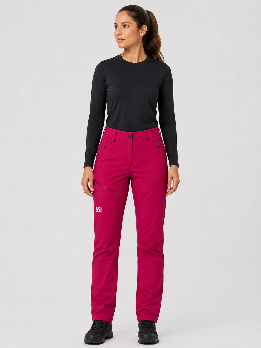 Pantalon softshell technique Millet – Randonnée / Trek / Alpinisme – Taille 34