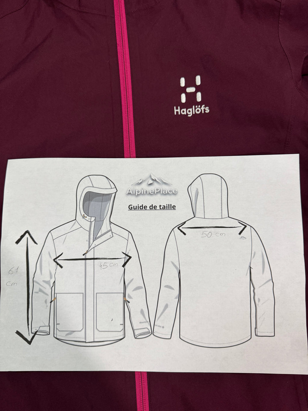 Hardshell 3L Haglöfs Proof YKK DWR - Taille Xs