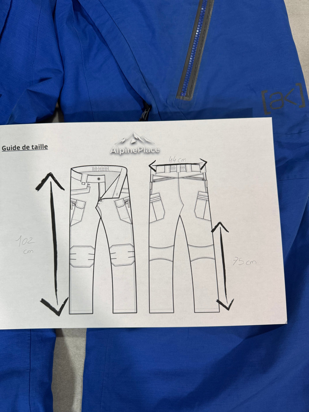 Pantalon de ski Ak Burton Gore-Tex YKK - Taille M